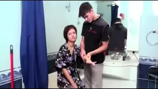 Jarka fuck on the bathroom