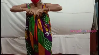 Tumpa bhabhi show her big boobs & pussy in front of the camera