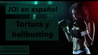 Hitting you until you come. Instructions to masturbate with extra .