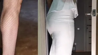 I Went into the Next Room to Show What I Have Under My Skirt