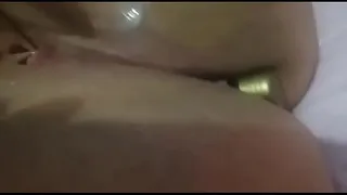 little bitch teasing pussy