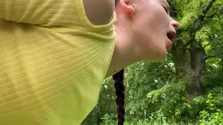 fucks stepsister in the bushes