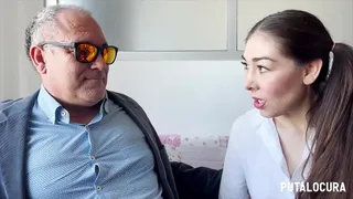 PutaLocura - The opportunistic teacher fucks the Mexican with a big ass Lilith Regia very hard