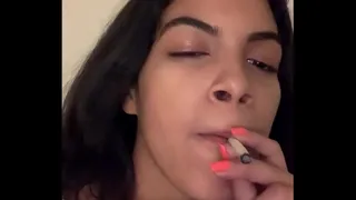 Hot Latina Maya Farrell Wants To Smoke