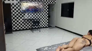 I was caught and gave it to the masked man who made me cum several times on his big dick