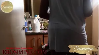 Super Sexy Busty Ebony Takes Sensual & Erotic Voyeur Bath - EROSIMINE