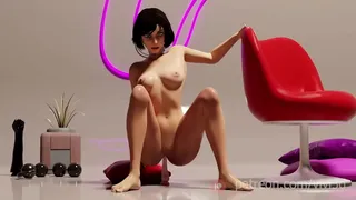 Elizabeth opens a portal to masturbate | BioShock Infinite