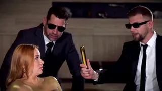Secret Agents DP Redhead Superhero Kiara Lord After She Sucks Them Both Off GP2600