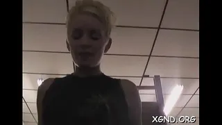 Voracious young blonde sweetie Christen gets nailed by lad