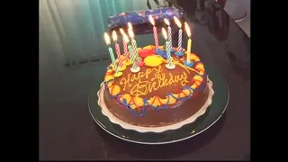 Sexy brunette gets a dildo and a good fucking as a present for her 18-th birthday