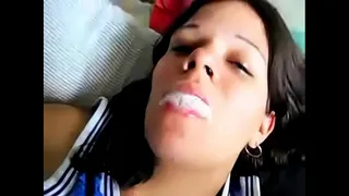 spit in mouth