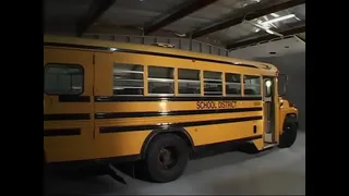 Bald dude calms a frustrated student with tight tits and fucks her doggy style on the bus