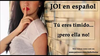 ASMR spanish voice. Instructions to masturbate with the office secretary.