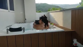 MY step MOTHER-IN-LAW IN THE SEXY JACUZZI
