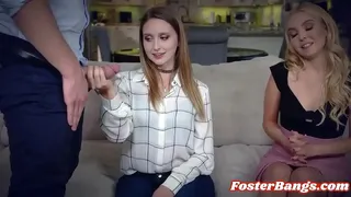 step Mom Wants Foster step Daughter Suck step Dad's Cock