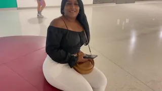 Big ass brunette gets fucked by horny stranger