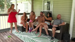 StepFamily Orgy! - FUCKING IT OUT - Return Of The Melons! Trailer6of6