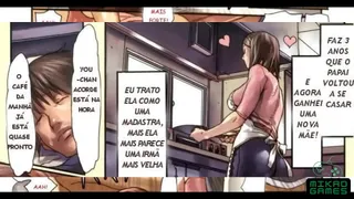 Lucky and Awake with Stepmother Blowjob