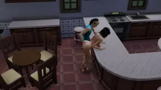 In vain the stepmother came naked to the kitchen. I hoped that my stepson was not at home, but he burned her and could not resist