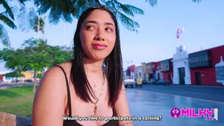 Sir, are you sure that all TV castings are like this? Yes beautiful, now open your ass. Nicki Power caught on the street.