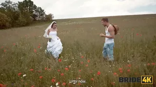 BRIDE4K. She ran away from her fiancé to fuck a stranger. Hot sex Sakura Hell & Pavlos