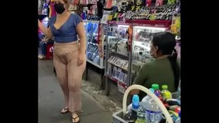 I challenge to walk down the street this way