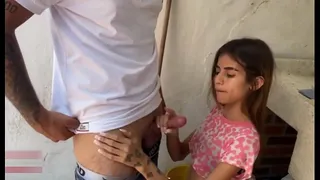 My horny stepsister wants me to fuck her while she does her laundry FULL STORY.