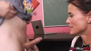 Cougar Teacher Seduces Student For Sex