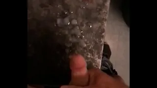Stroking my cock