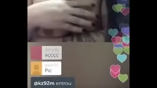 Stroking your beautiful tits