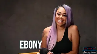 Big booty ebony gym babe works out and striptease