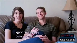 This new amateur swinger couple are natural swingers
