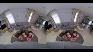 VIRTUAL TABOO - Triple Brunette Scene