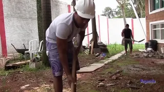 The masons ate the deadbeat's wife's orabo