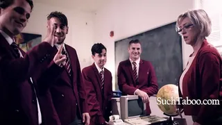 Band Of Assholes Take Advantage Of A Teacher - Dee Williams