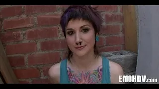 Emo babe with tats gets some dick 232