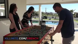 Intense outdoor sex with young redhead girl