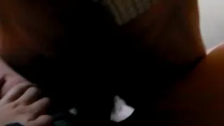 I fuck her with the dress and the thong on