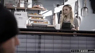 Blonde Babe Sucks Off Her Boyfriend and Gets Fucked at Work