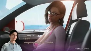 Hot teacher caught bouncing on principals cock in parking lot