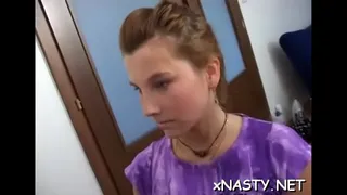 Mesmerizing honey Bella bent over for a bonk