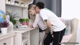 She Is Nerdy - She then takes matters into her own hands... and mouth