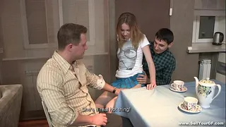 Sell Your GF - This teeny is good in cooking dinner