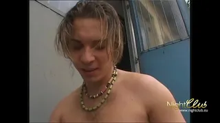 The little young fucker bangs his stepmother in the asshole!