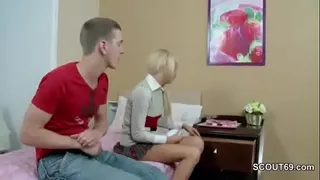 Young couple of teens fuck
