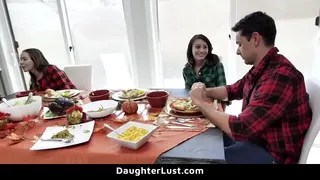 Sexy Teens Blow Their Stepdad's Dicks