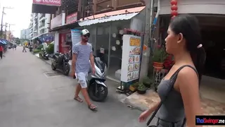 Cute Thai girlfriend having a nicr quickie fuck at a lazy afternoon