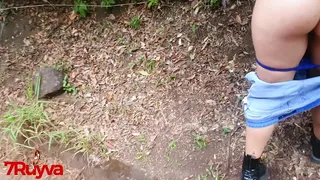 Dirty dick fucking the hottie in the park