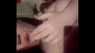 Fat beurette whore gets her big boobs tits eaten out