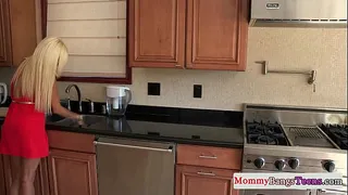 Mamma cougar shows stepteen how its done